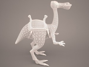 Cartoon dinosaur 2 3D Model