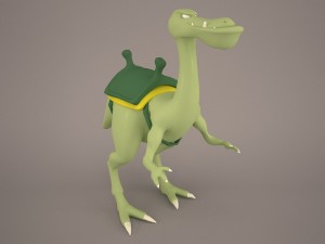 Cartoon dinosaur 2 3D Model
