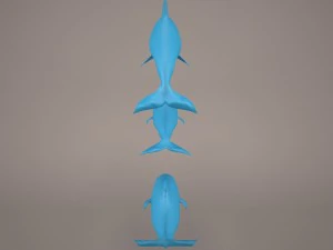Dolphins 3D Model