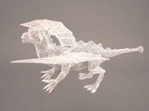 龙 3D 模型