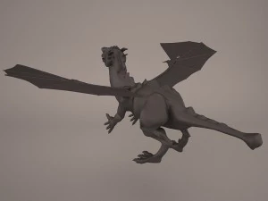 龙 3D 模型