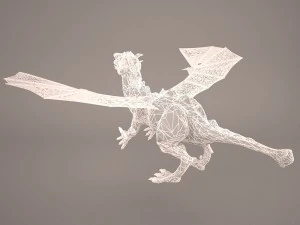 龙 3D 模型
