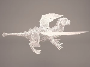 龙 3D 模型