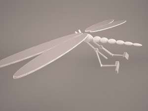 cartoon dragonfly 3D मॉडल