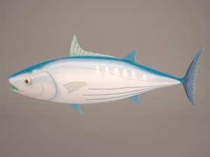Fish mounted 3D-Modell