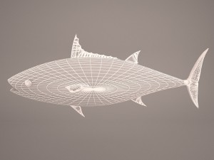 Fish mounted 3D Model