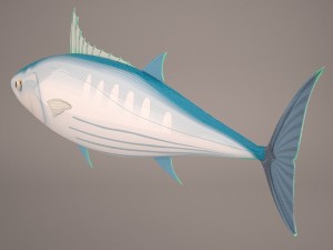Fish mounted 3D Model