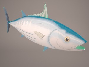Fish mounted 3D Model