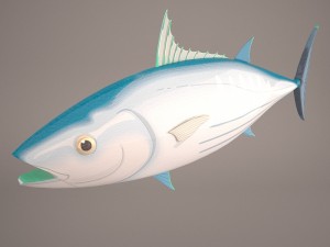 Fish mounted 3D Model
