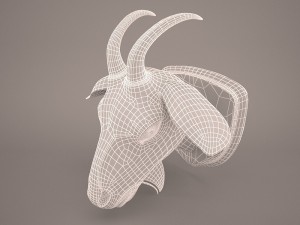 Goat head 3Dモデル