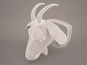 Goat head 3D Model