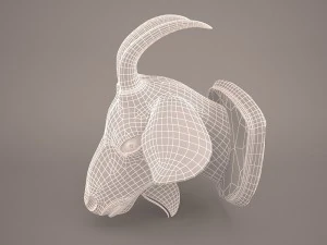 Goat head 3D Model