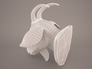 Goat head 3Dモデル