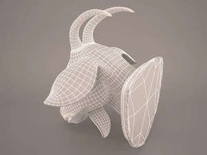 Goat head 3D Model