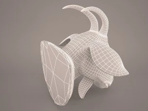 Goat head 3D Model
