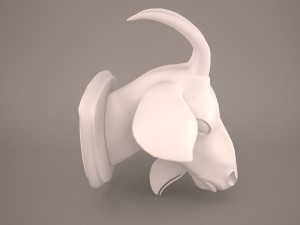 Goat head 3Dモデル