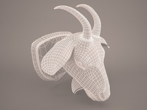 Goat head 3Dモデル