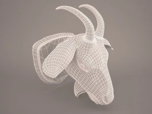 Goat head 3D Model