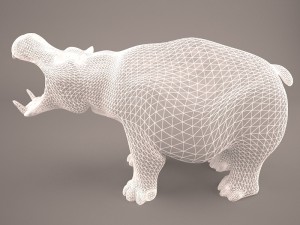 Hippopotamus 3D Model