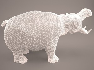 Hippopotamus 3D Model
