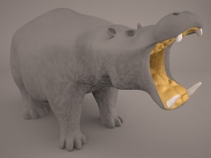Hippopotamus 3D Model