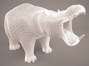 Hippopotamus 3D Model