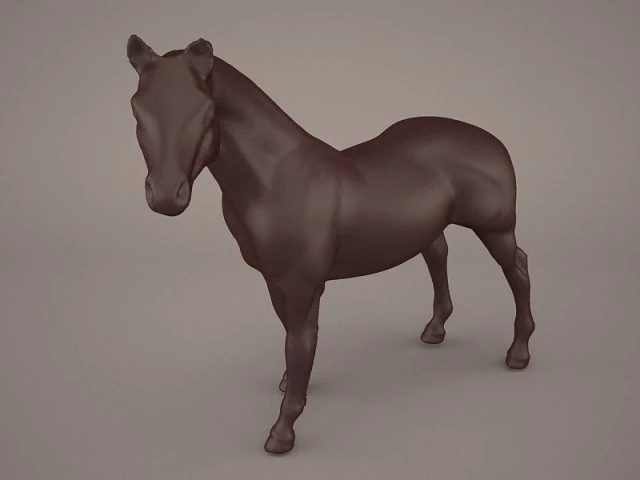 Horse 3D Model .c4d .max .obj .3ds .fbx .stl .blend 
