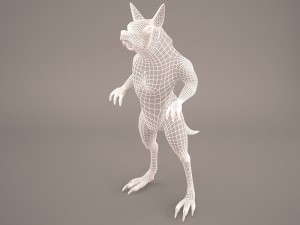 Wolfman 3D-Modell