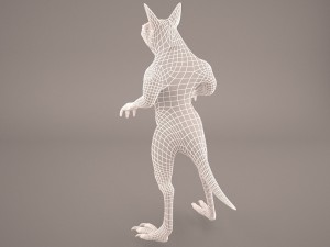 Wolfman 3D-Modell
