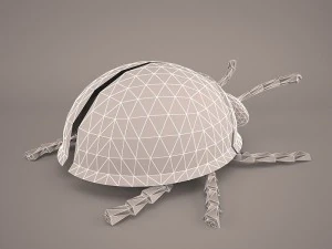 Cartoon lieveheersbeestje 3D Model