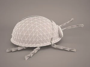 Cartoon lieveheersbeestje 3D Model