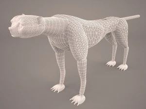 Leopard 3D Model
