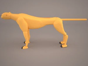 Leopard 3D Model