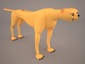 Leopard 3D Model