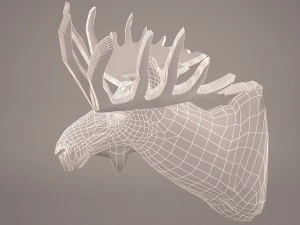 Deer head 3D Model