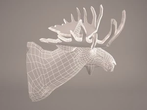 Deer head 3D Model