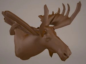 Deer head 3D Model