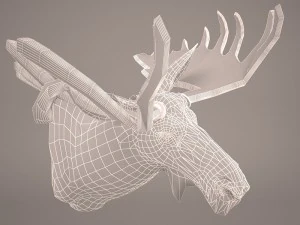 Deer head 3D Model