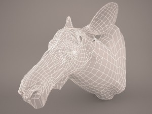 Cow head 3D Model