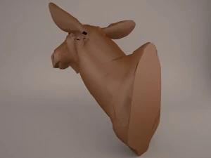 Cow head 3D Model