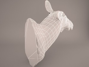 Cow head 3D Model