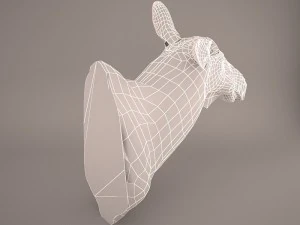 Cow head 3D Model