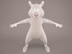 Cartoon mouse 3D Model