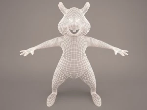 Cartoon mouse 3D Model