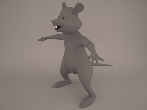 Cartoon mouse 3D Model