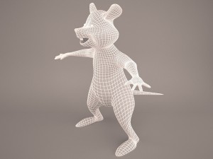 Cartoon mouse 3D Model