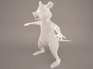 Cartoon mouse 3D Model