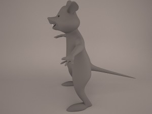 Cartoon mouse 3D Model