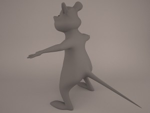 Cartoon mouse 3D Model
