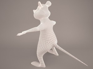 Cartoon mouse 3D Model